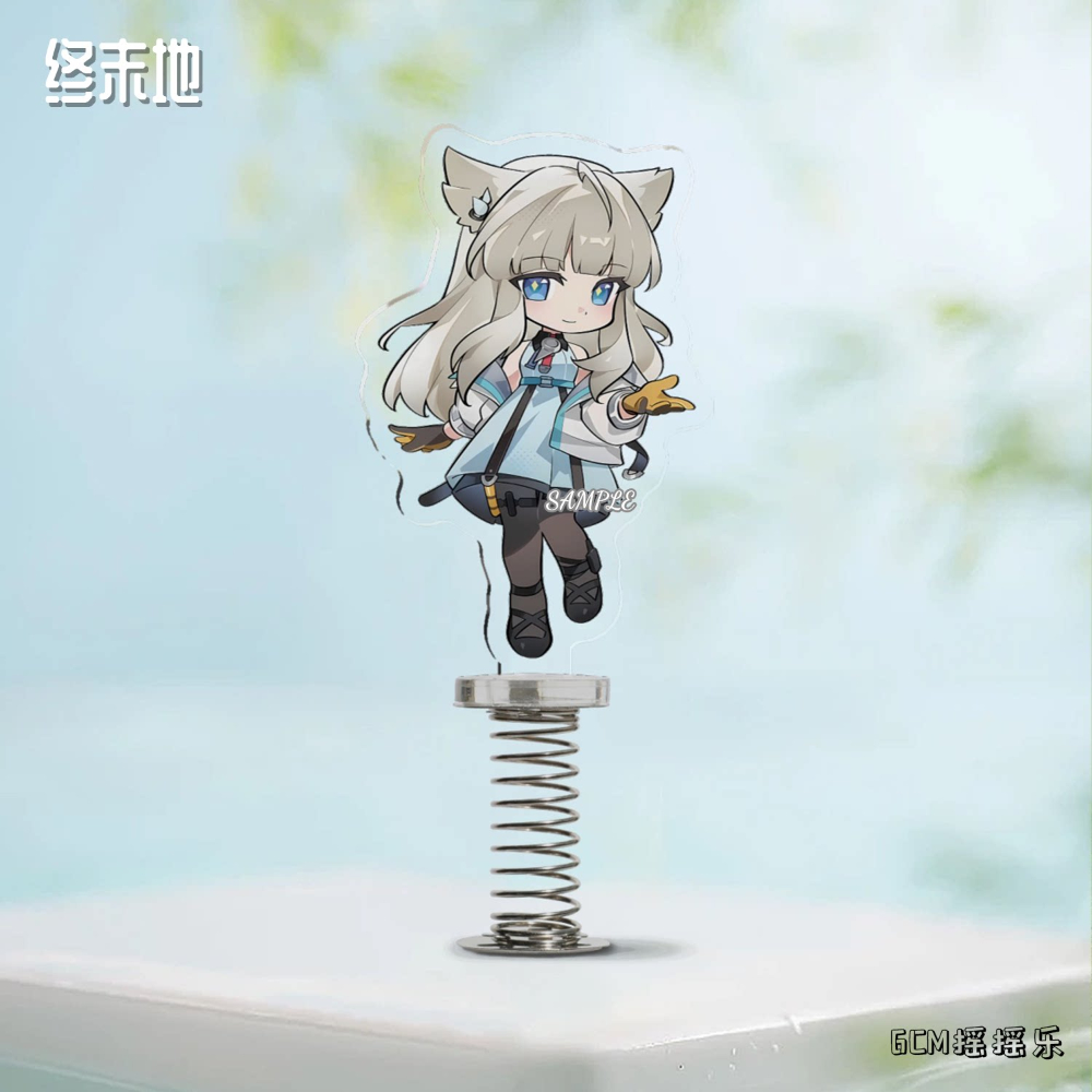 Car Accessories For Decoration - ゲーム「アークナイツ：エンドフィールド」アクリルシェイカースタンド ‌ ペリカ・リノ・ロッシ・ミ・フ・ウルフガード・タンタン かわいいオーナメント 車の装飾ギフト