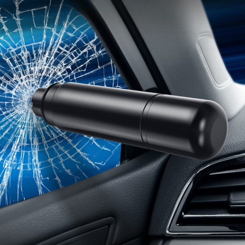Car Emergency Tool Kit - 車の安全ハンマー 自動緊急ガラス窓ブレーカー シートベルトカッター 救命脱出車緊急ツール