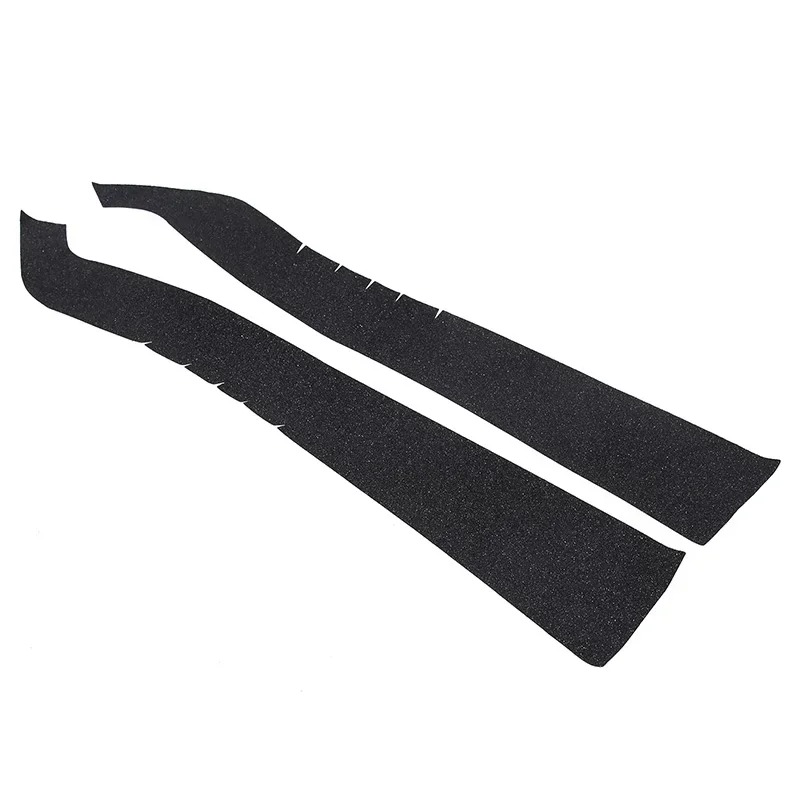 Car Accessories Under 100 - 日産パスファインダー 2013-2018 PVC 黒車のフロントリアバンパーフォグランプ下プロテクターフィルムトリムステッカーカーアクセサリー