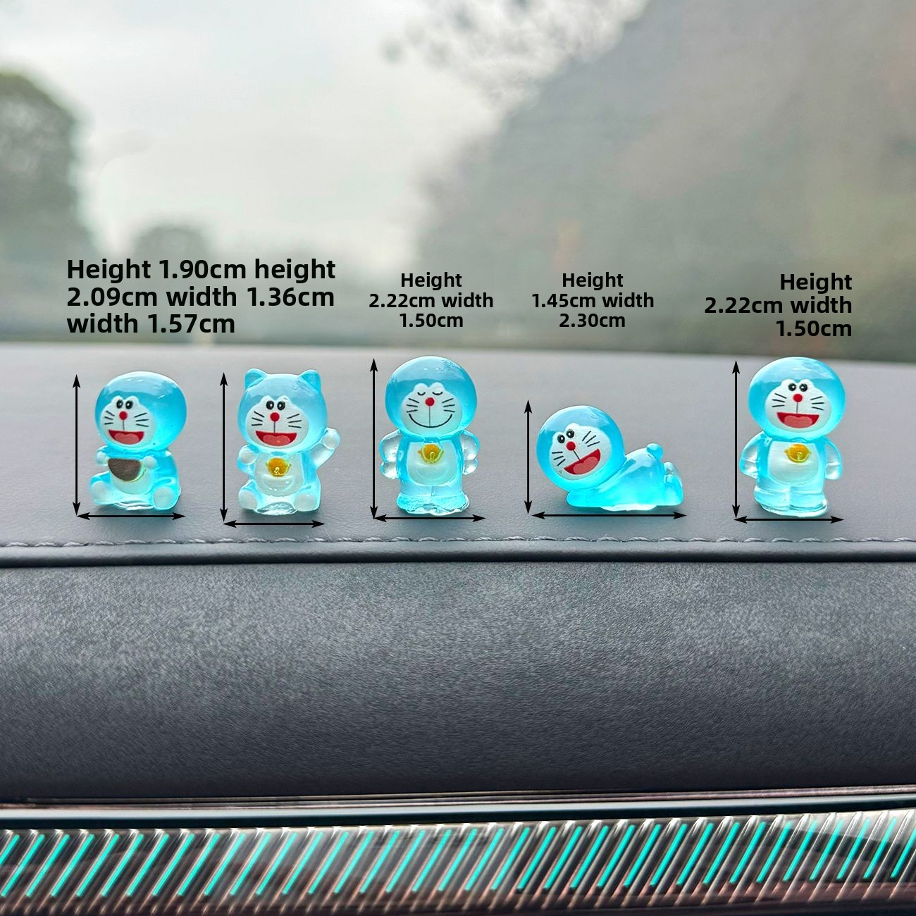 ドラえもん 光るデスクトップオーナメント オフィス・車のセン - Car Accessories For Decoration のレビューと価格