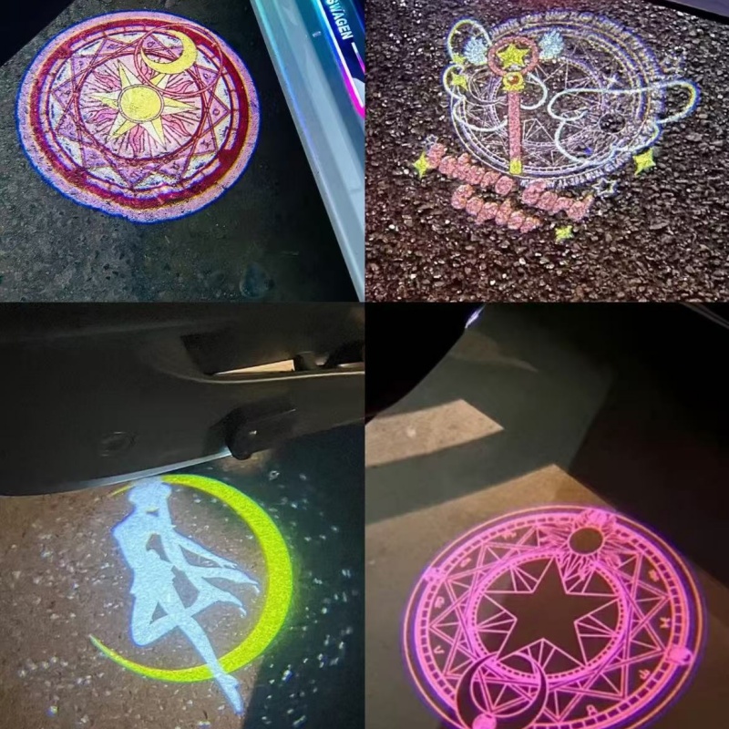 セーラームーンアニメカーウェルカムライトプロジェクターランプ - Car Accessories For Decoration のレビューと価格