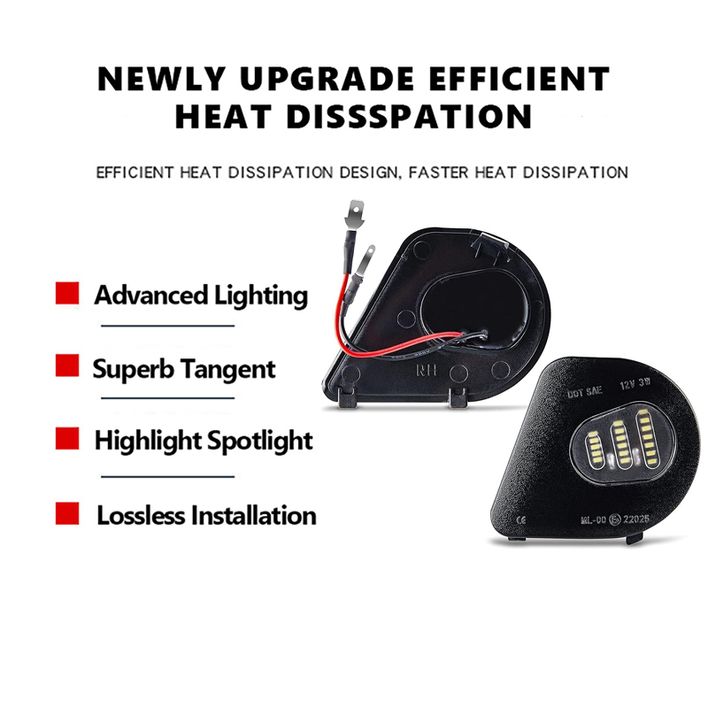 2個入り エラーなし LED サイドミラーランプ パドルウェ - Car Accessories Under 100 のレビューと価格