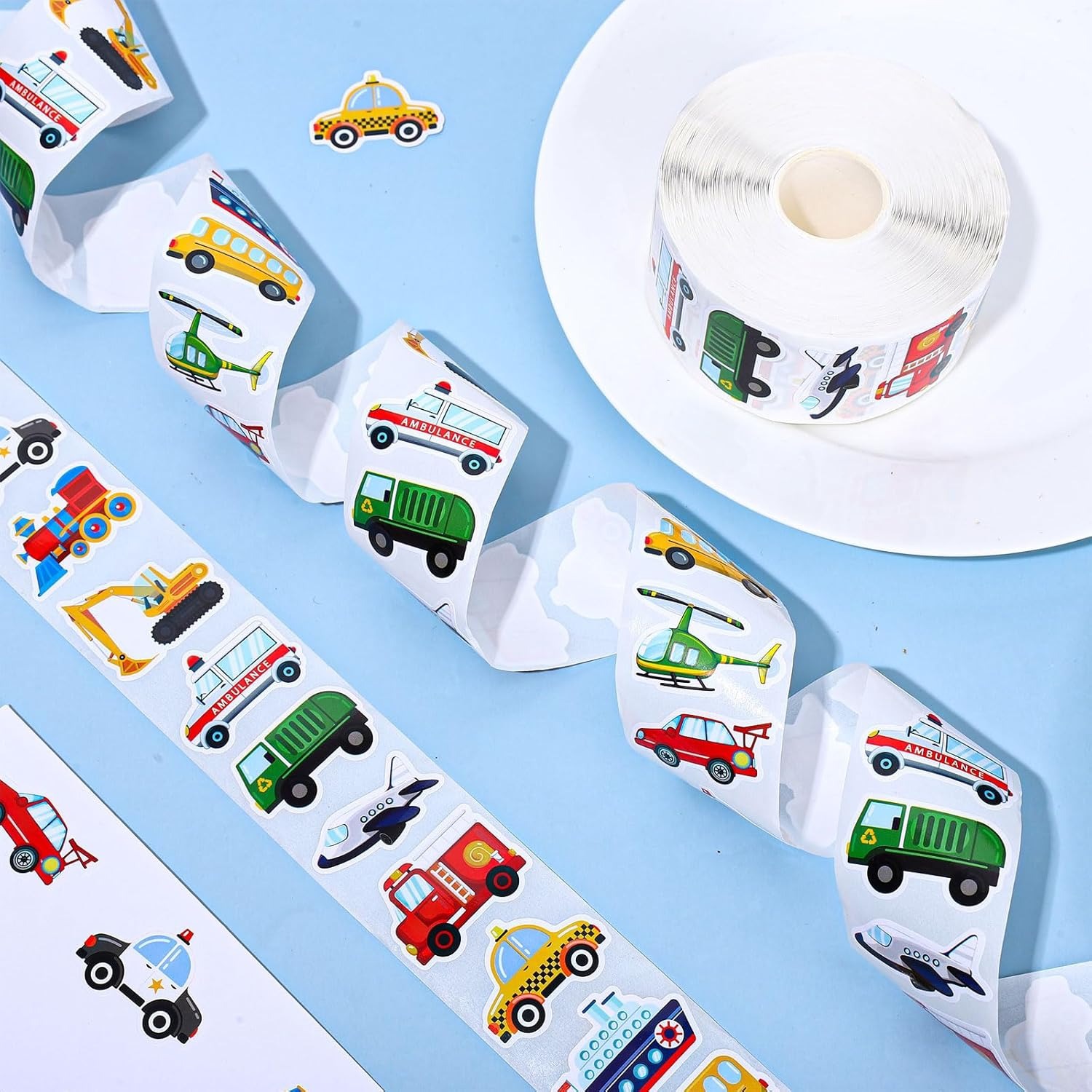 500枚入りトラックステッカーロール 車用ステッカー 男の子 - Car Accessories Under 500 のレビューと価格