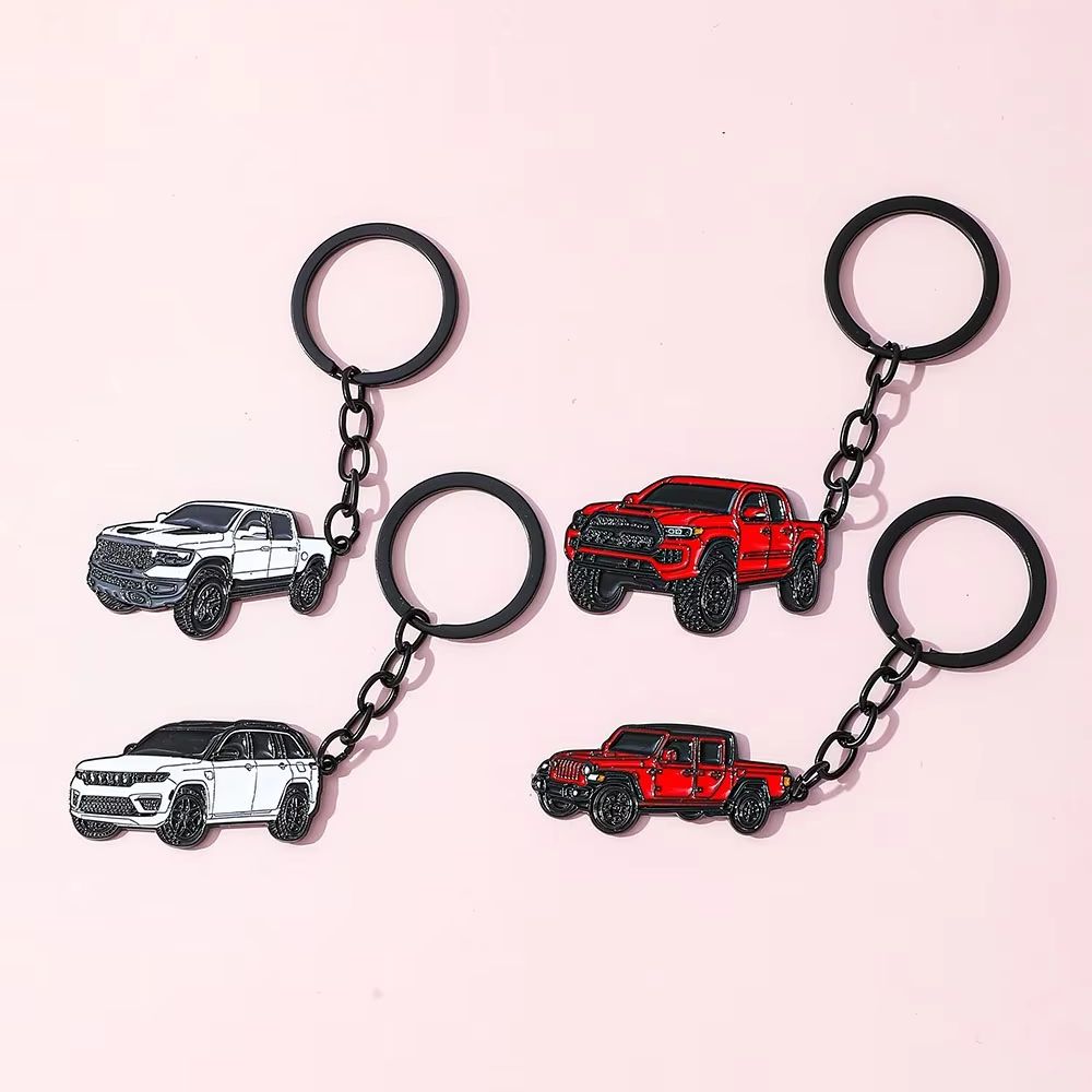 亜鉛合金未コーティングカーモデルペンダントキーホルダータコマ - Car Accessories For Decoration のレビューと価格