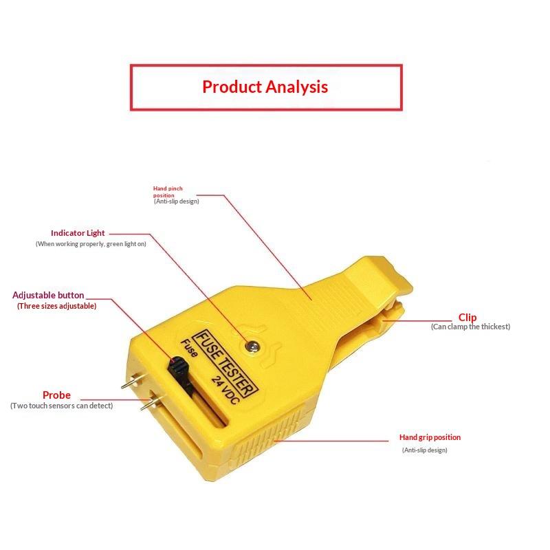 汎用ポータブルカーヒューズテスターチェッカープーラーキット、 - Car Emergency Tool Kit のレビューと価格