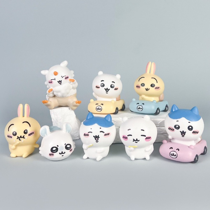 流行の置物 ハチワレうさぎ 漫画風 かわいい 車内装飾品 小 - Car Accessories For Decoration のレビューと価格