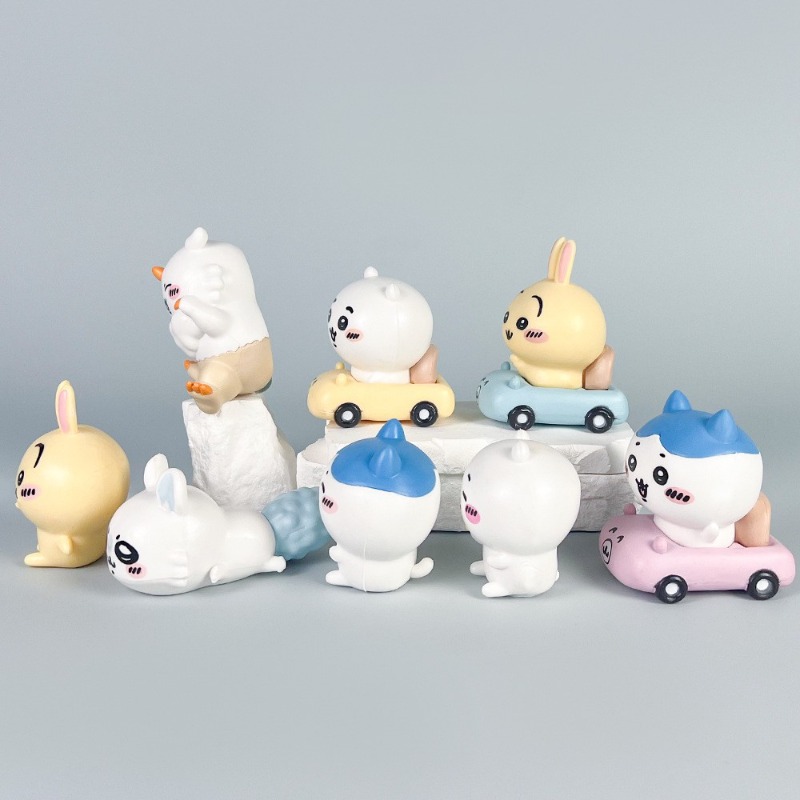 流行の置物 ハチワレうさぎ 漫画風 かわいい 車内装飾品 小 - Car Accessories For Decoration のレビューと価格