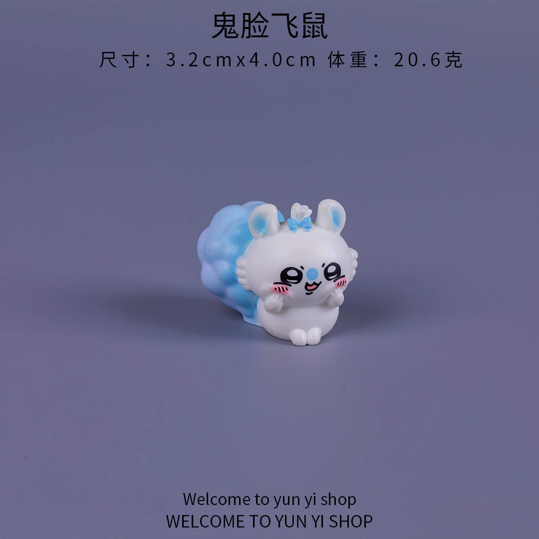 ちいかわマイクロ風景ミニフィギュア可愛い漫画ブラインドボック - Car Accessories For Decoration のレビューと価格