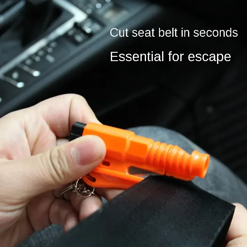 安全ハンマー 車用脱出ツール 3-in-1 ウィンドウブレー - Car Emergency Tool Kit のレビューと価格