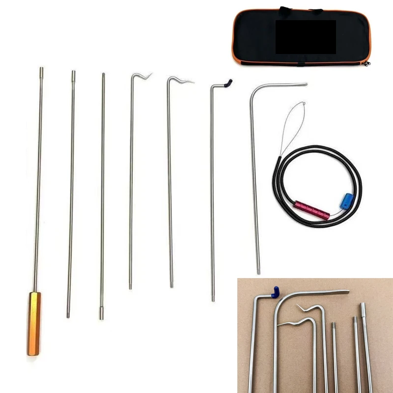9個/セット 車の鍵紛失 ロック解除ツールキット 緊急開錠  - Car Emergency Tool Kit のレビューと価格
